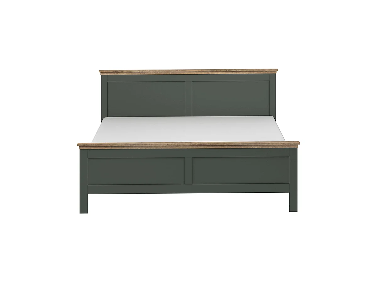 Martin Green and Wood Bed 140x200 including box spring