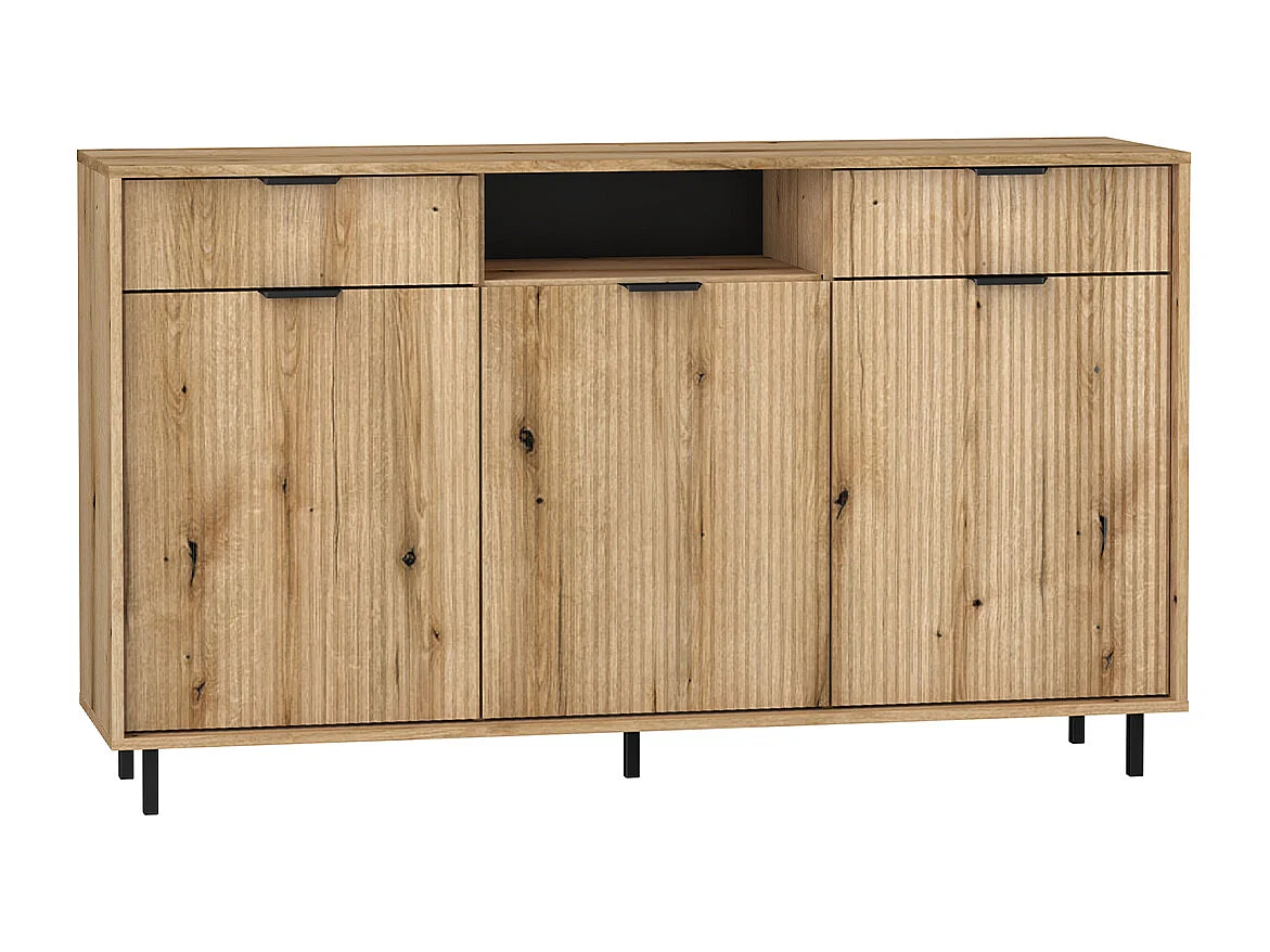 Buffet 3 portes 2 tiroirs Soly Bois