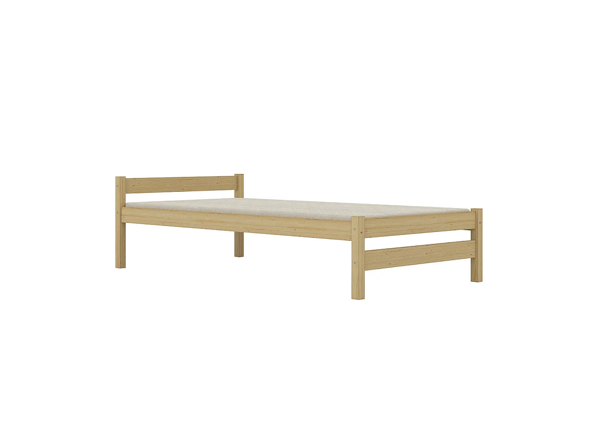 Lit 90x200 sommier et matelas inclus Kocot Kids Axel Bois