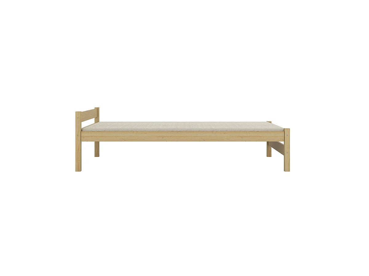 Lit 90x200 sommier et matelas inclus Kocot Kids Axel Bois