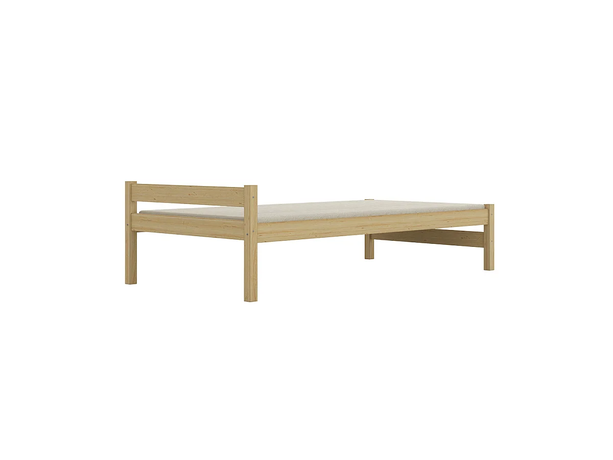 Lit 90x200 sommier et matelas inclus Kocot Kids Axel Bois