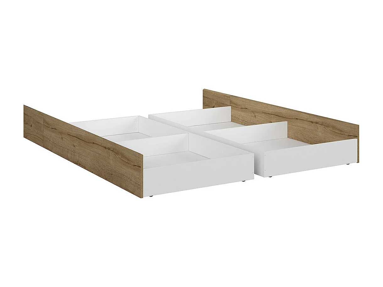 Cama de casal com base Hella madeira 180x200