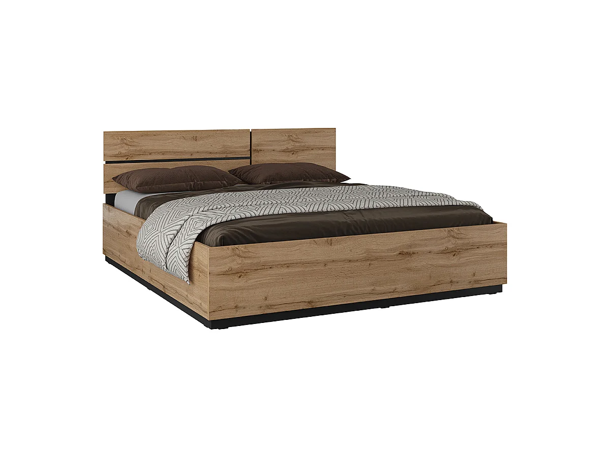 Bed 180x200 including box spring Lilia Bois
