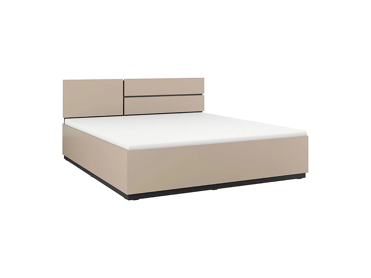 Bed 180x200 including slat base Lilia Taupe