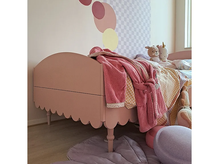 Lit 90x200 sommier inclus Babushka Rose