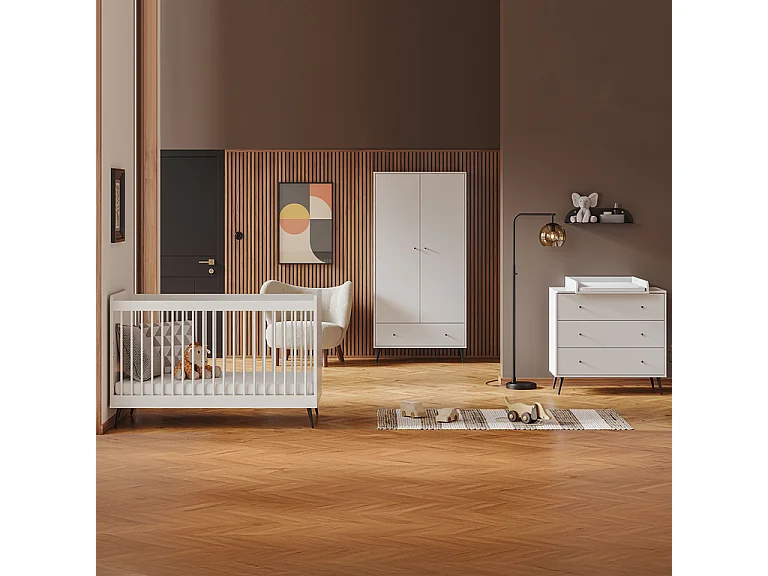 Lit bébé 60x120 Blanca Blanc