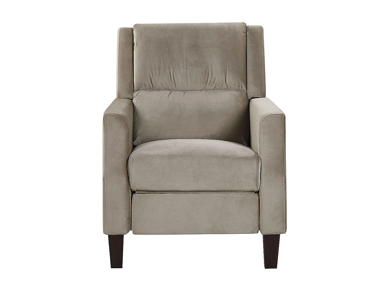 Relaxfauteuil EGERSUND Fluweel Taupe