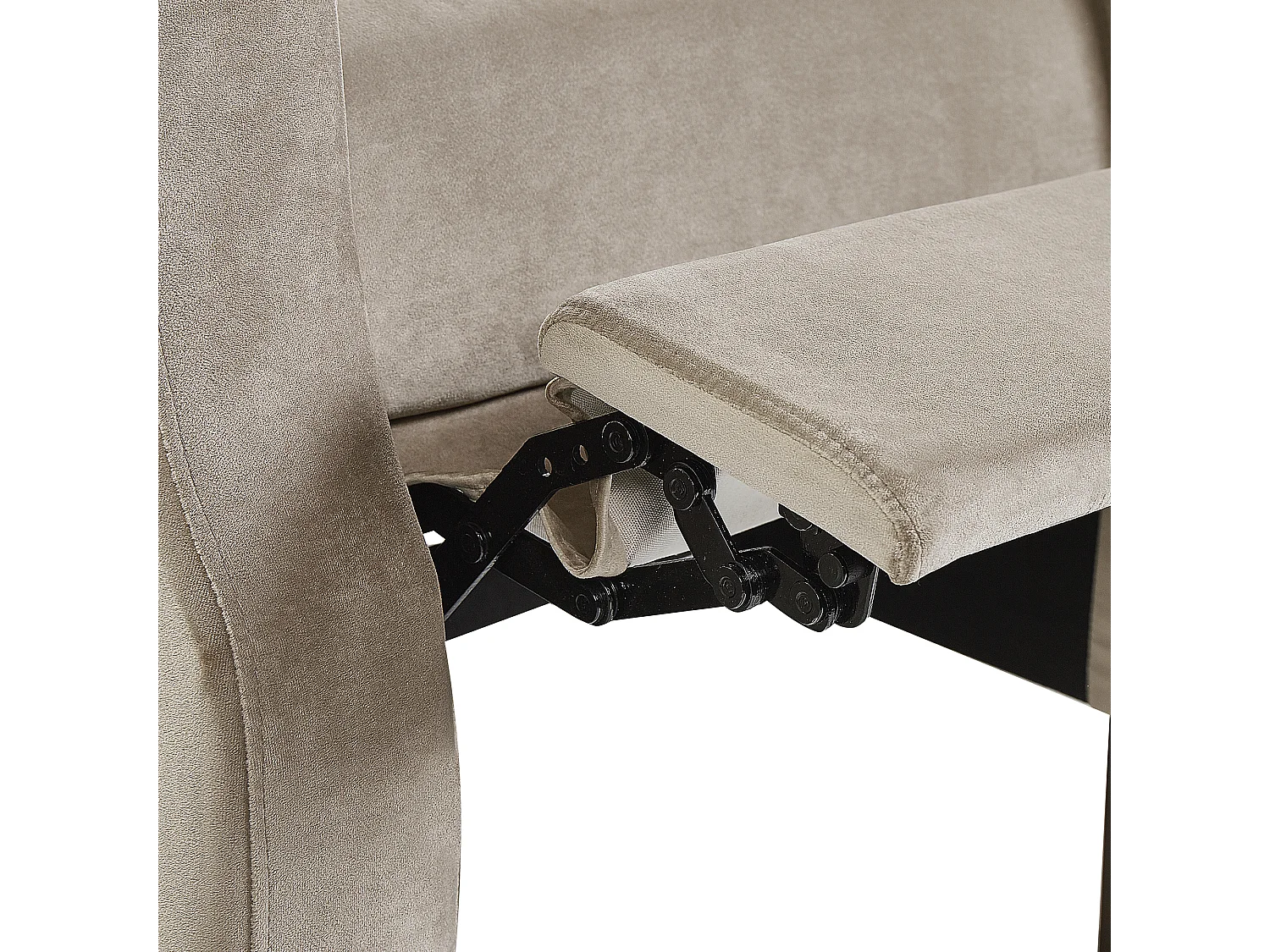 Cadeira reclinável EGERSUND Veludo Taupe