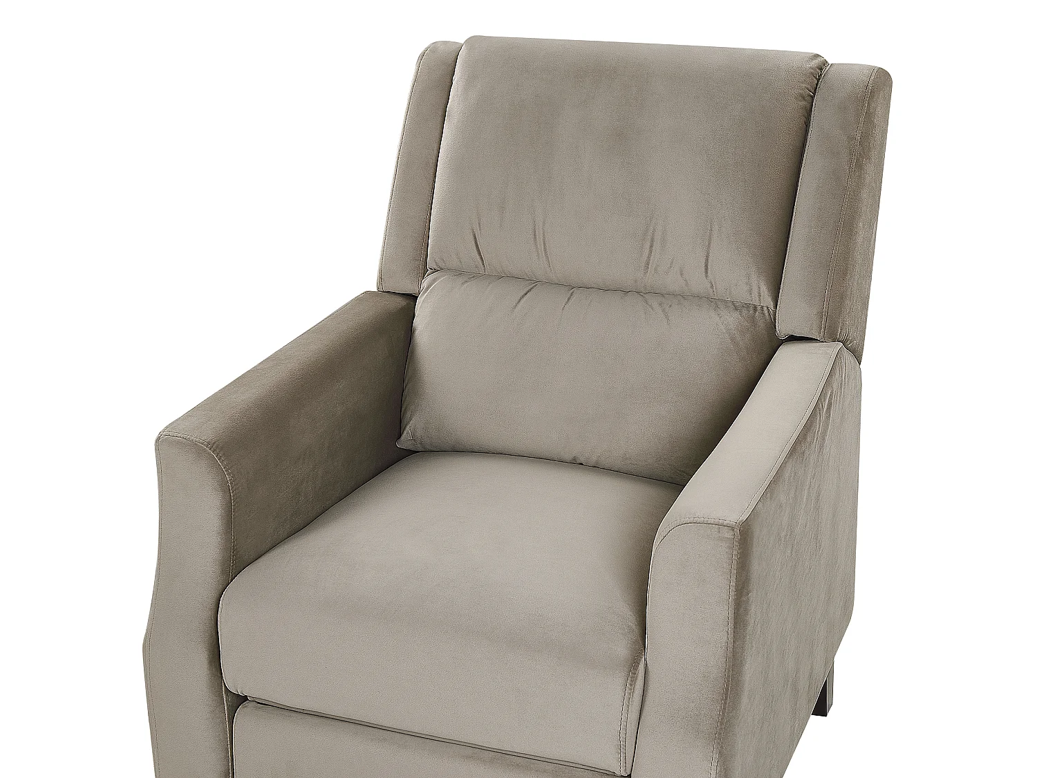 Fauteuil inclinable EGERSUND Velours Taupe