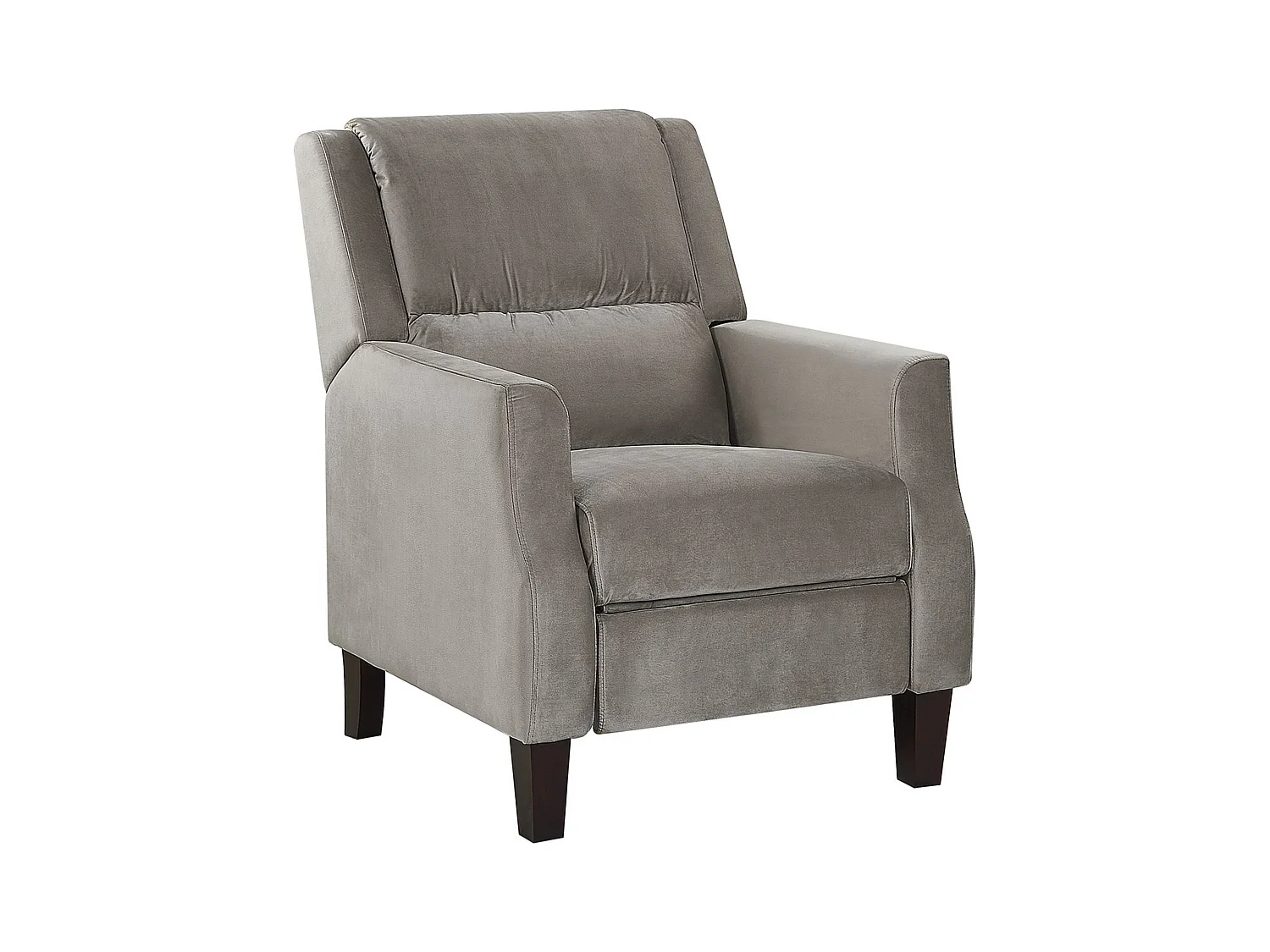 Silla reclinable EGERSUND Terciopelo Gris