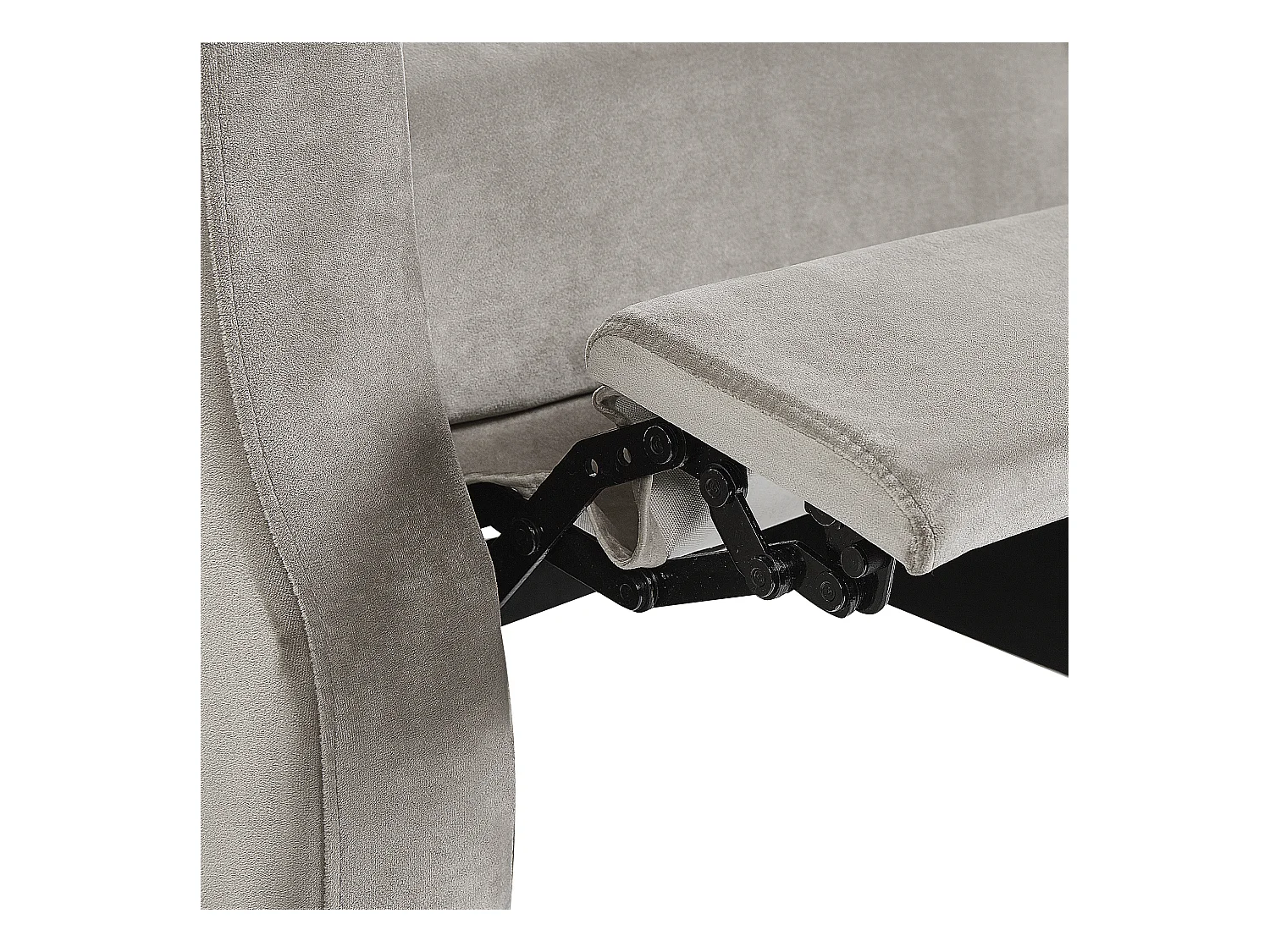 Silla reclinable EGERSUND Terciopelo Gris