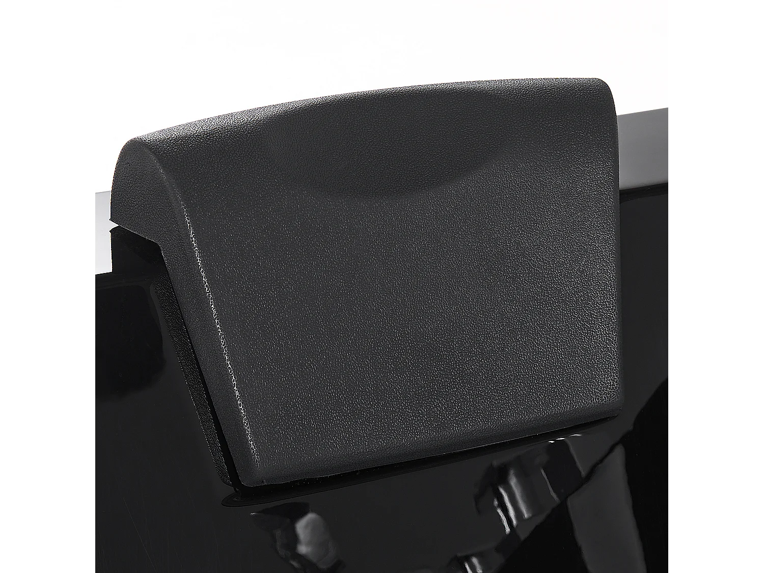 Banheira de hidromassagem de canto com LED HAWES 1700 x 800 mm Preto