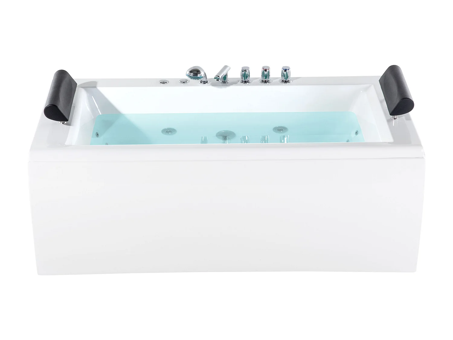 Vasca idromassaggio angolare con LED MONTEGO Bianco