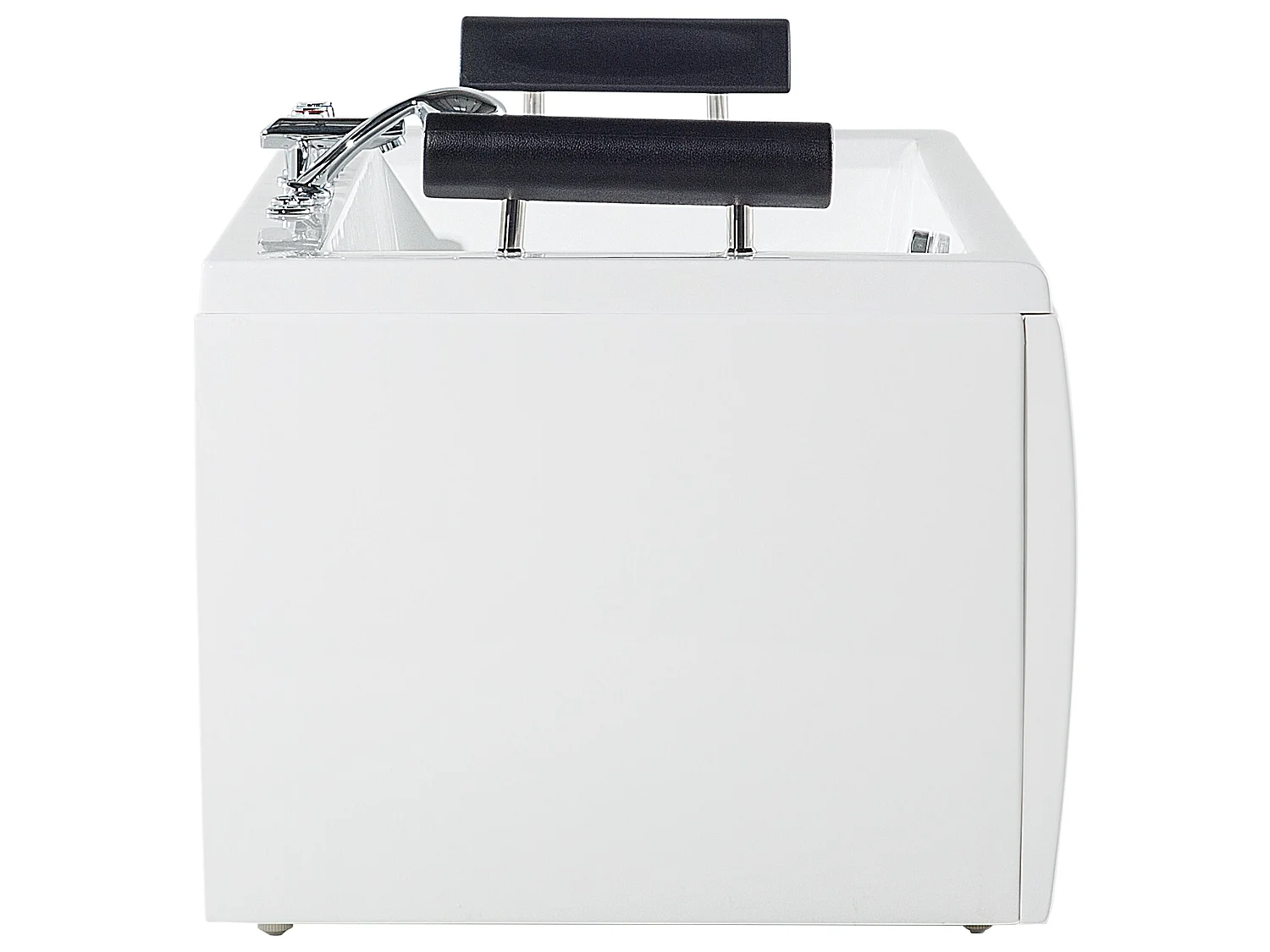 Baignoire d'angle à remous avec LED MONTEGO Blanc