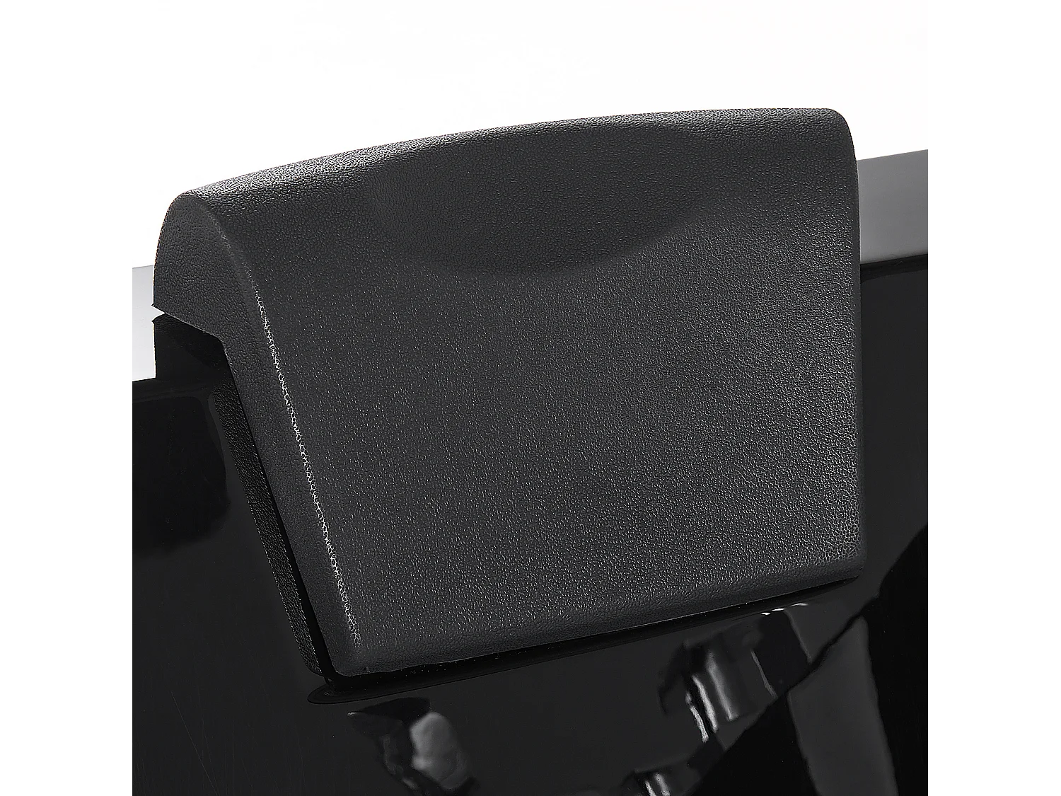 Baignoire d'angle à remous avec LED HAWES 180 x 80 cm Noir