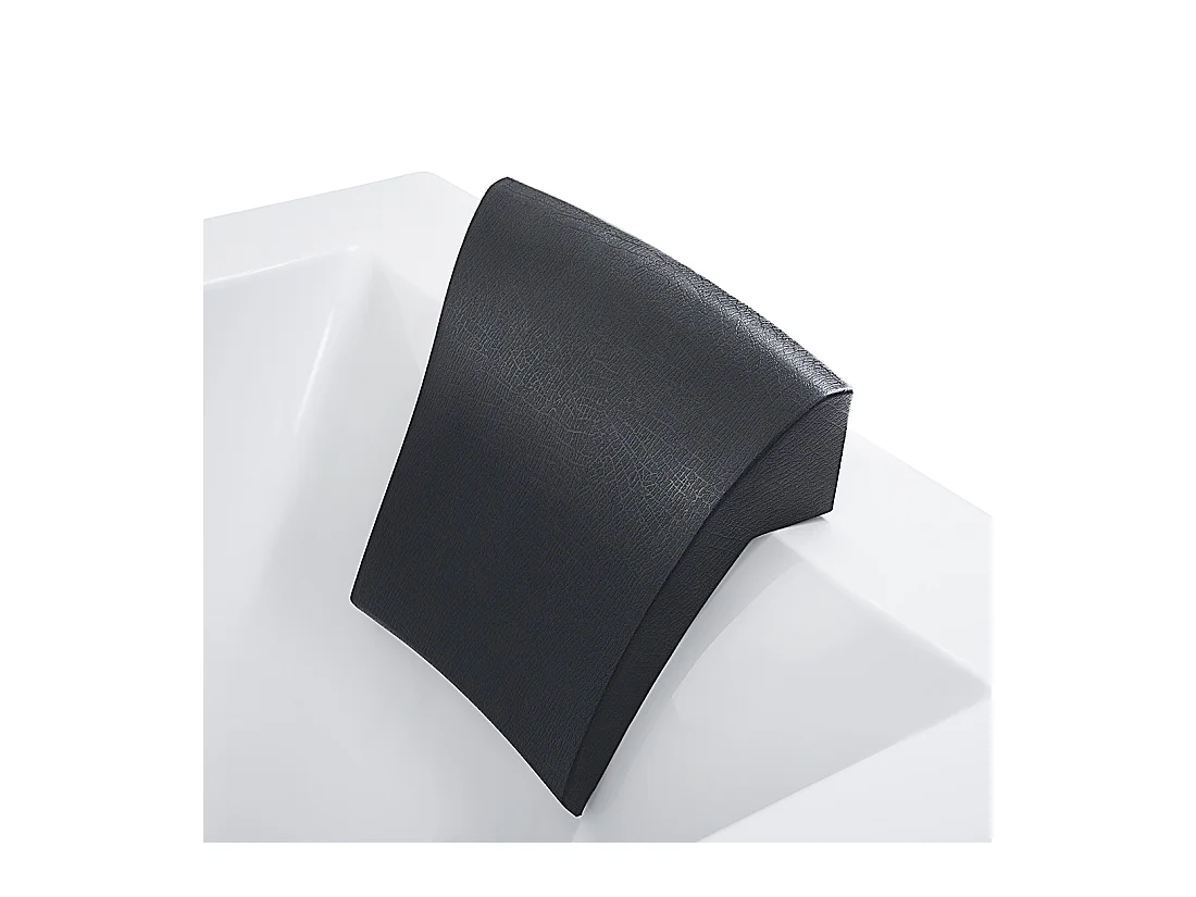 Vasca idromassaggio angolare con LED VARADERO Lato Sinistro 183 x 90 cm Bianco