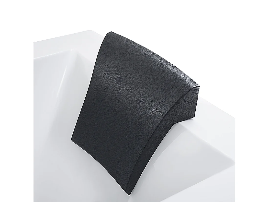 Hoek bubbelbad met LED VARADERO Linkerzijde 183 x 90 cm Wit