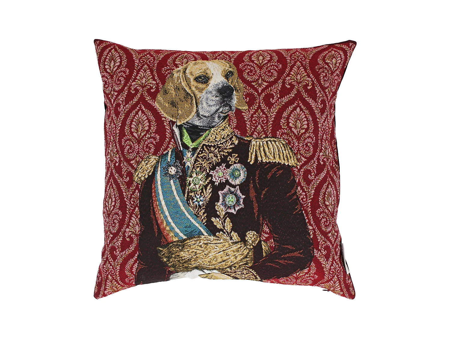 Housse de coussin 45x45 cm MARÉCHAL Rouge Opéra