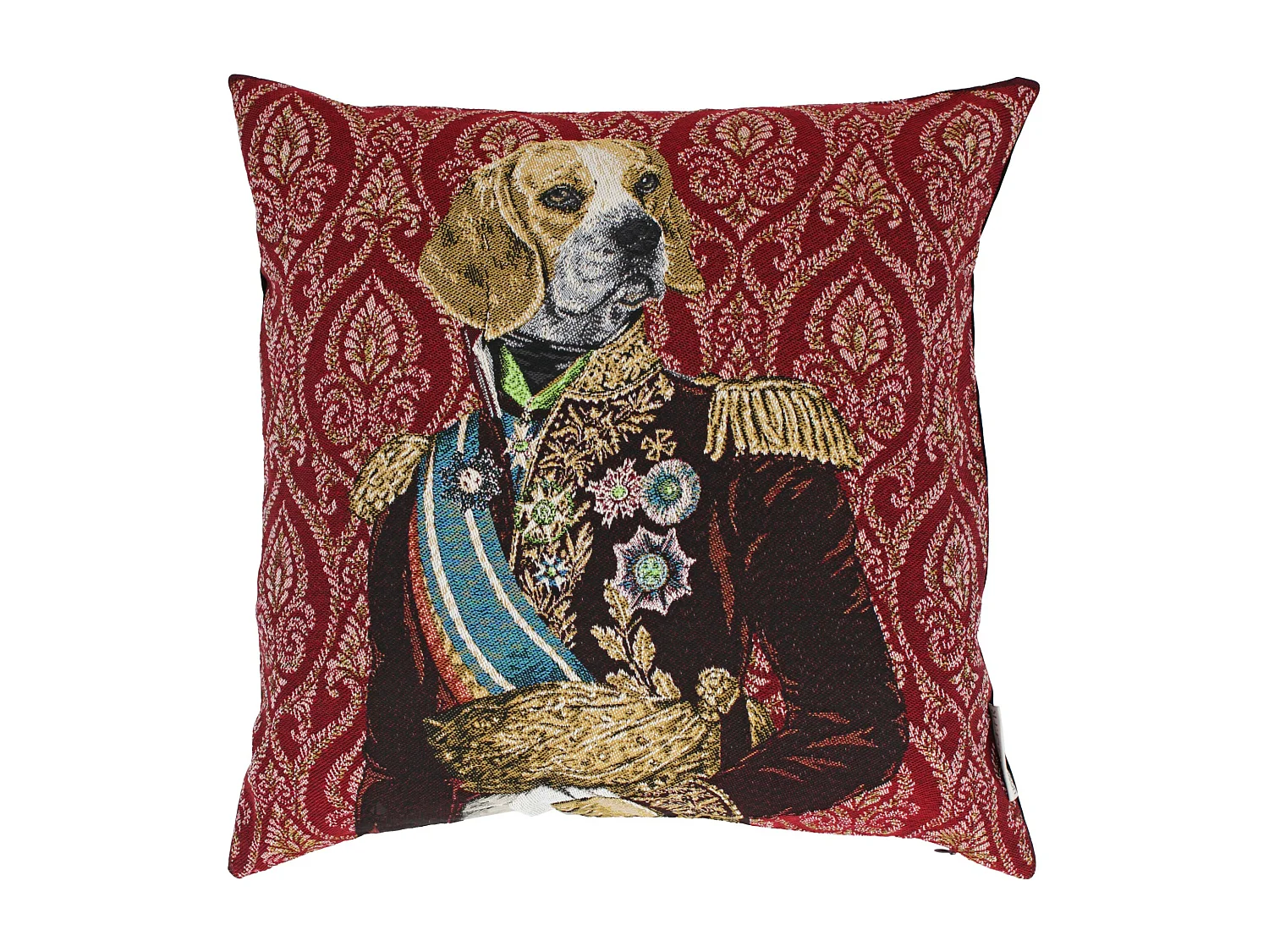 Housse de coussin 45x45 cm MARÉCHAL Rouge Opéra