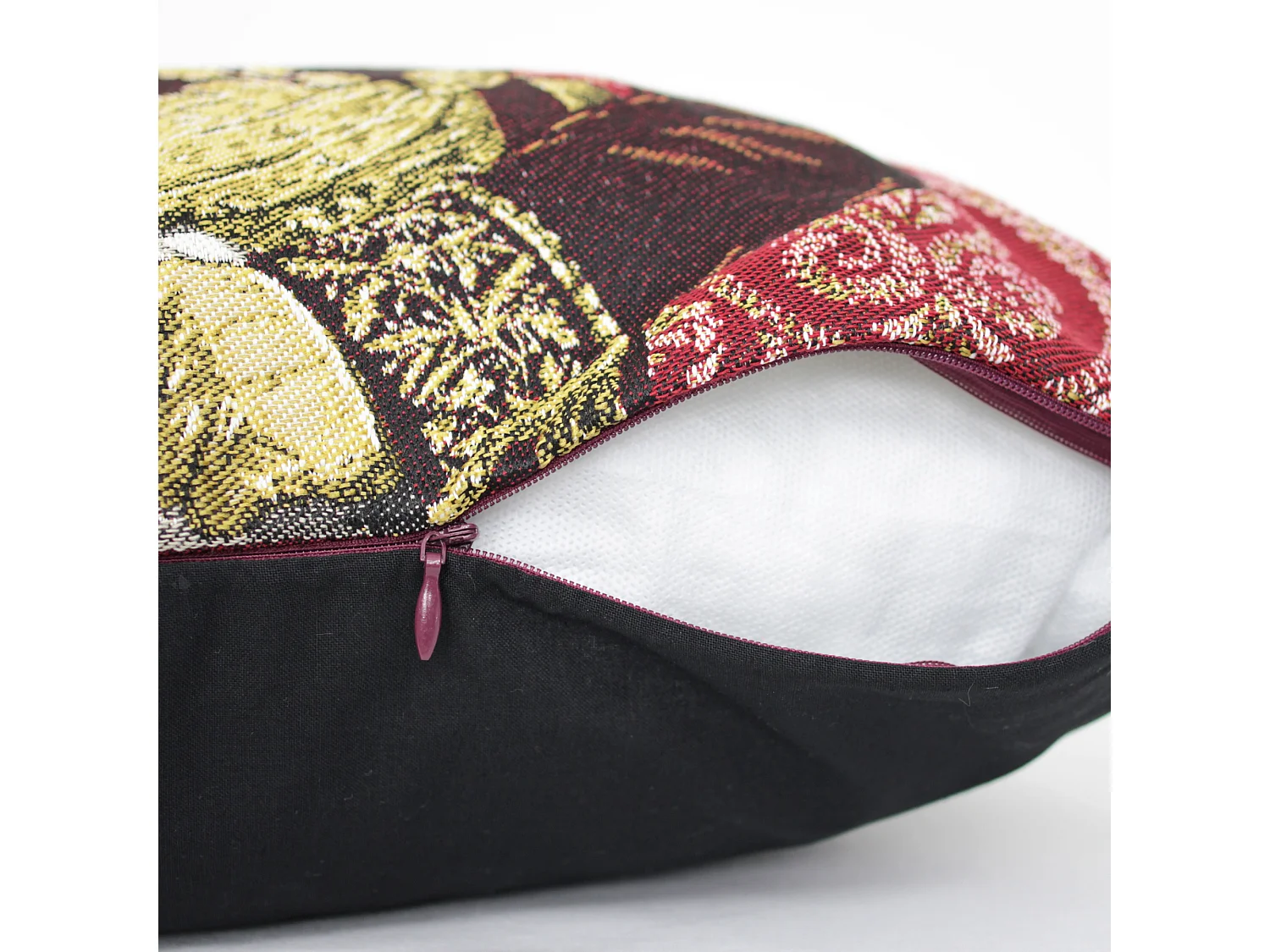 Housse de coussin 45x45 cm MARÉCHAL Rouge Opéra