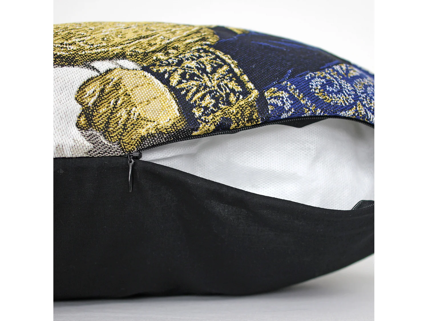 Housse de coussin 45x45 cm MARÉCHAL Bleu Prusse