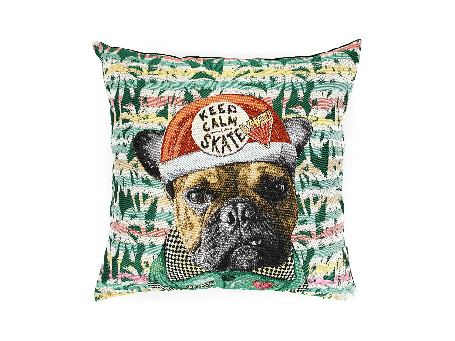 Housse de coussin 45x45 cm SKATER Vert