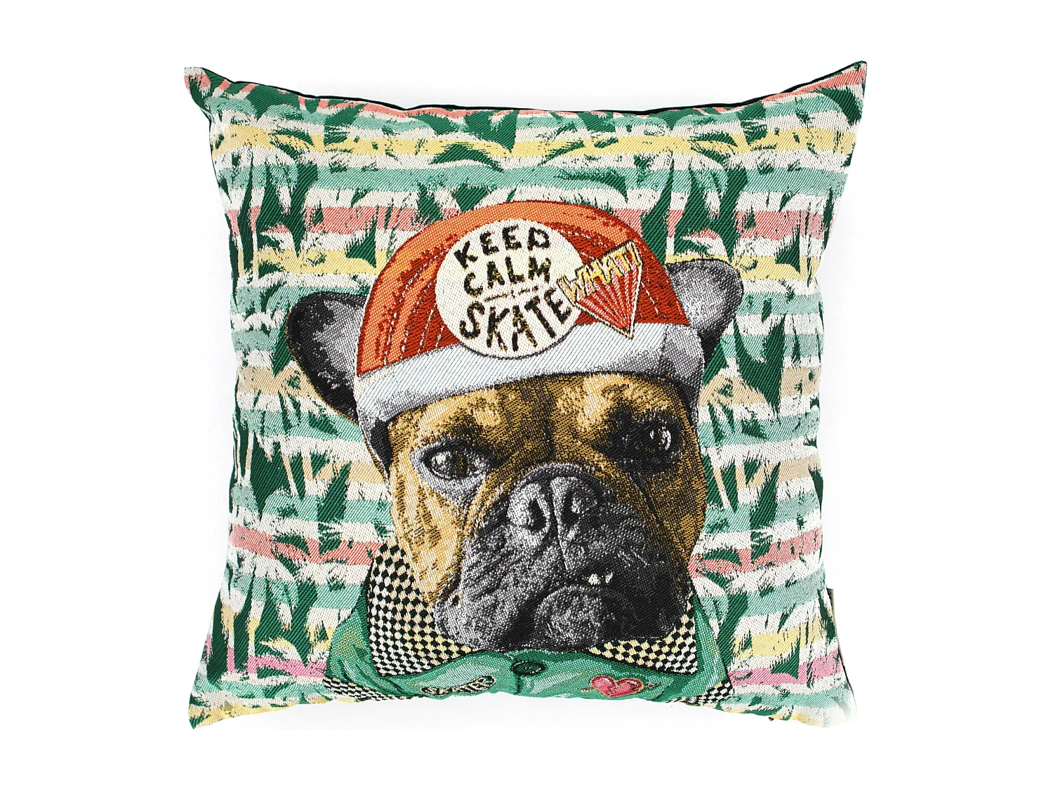 Housse de coussin 45x45 cm SKATER Vert