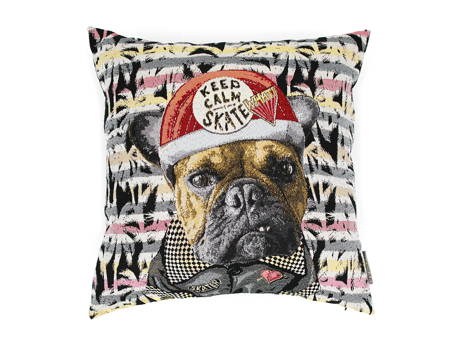 Housse de coussin 45x45 cm SKATER Noir