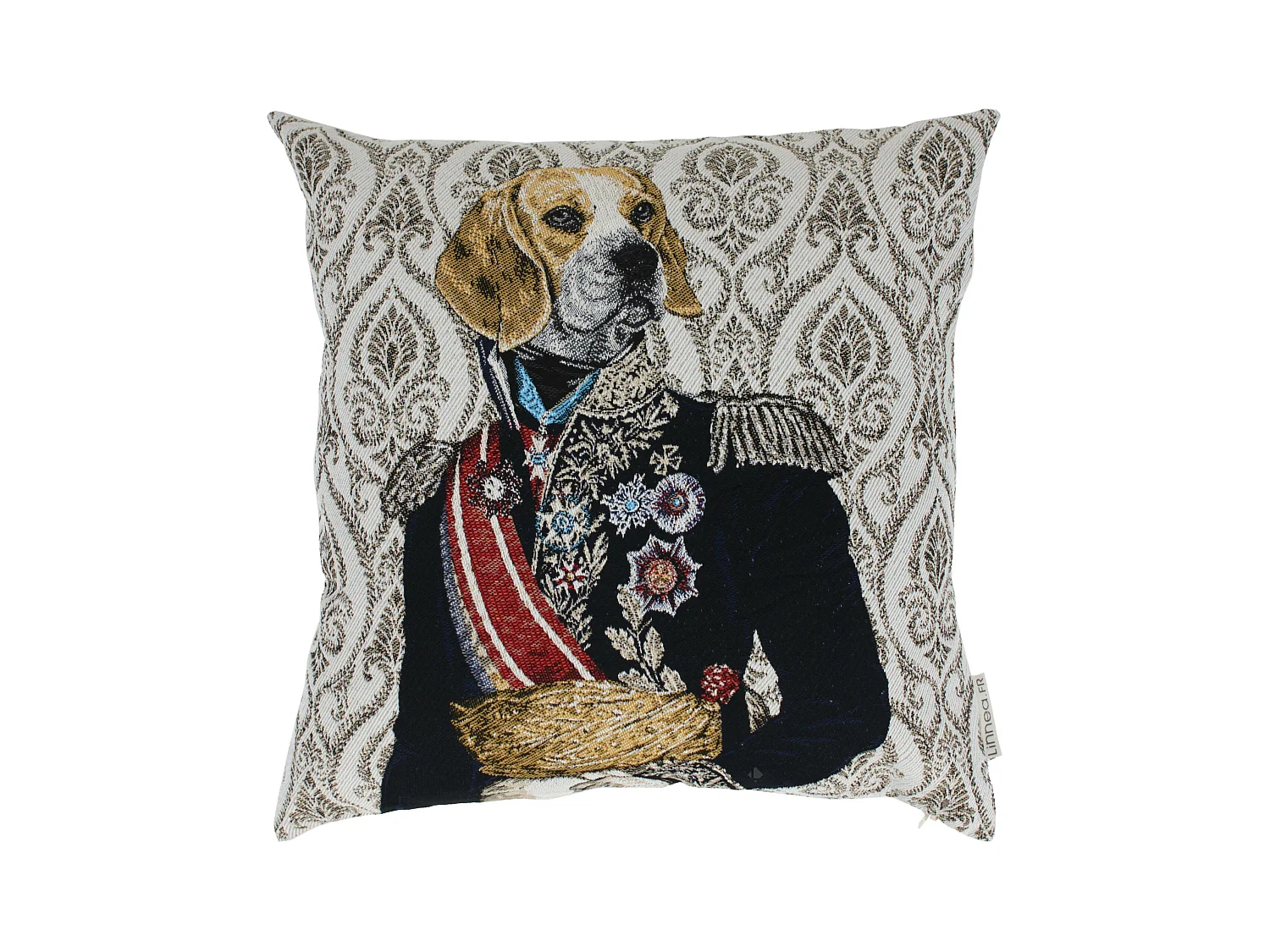 Housse de coussin 45x45 cm MARÉCHAL Beige Lin