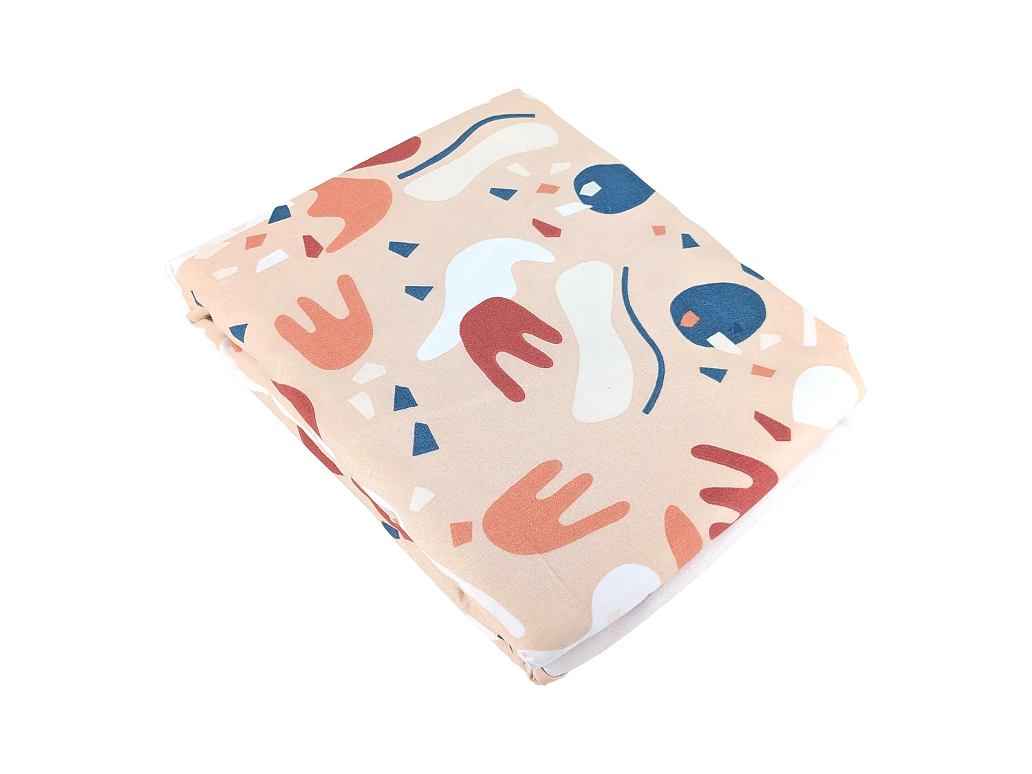 Parure de lit 260x240 cm Microfibre PLIS Orange 3 pièces