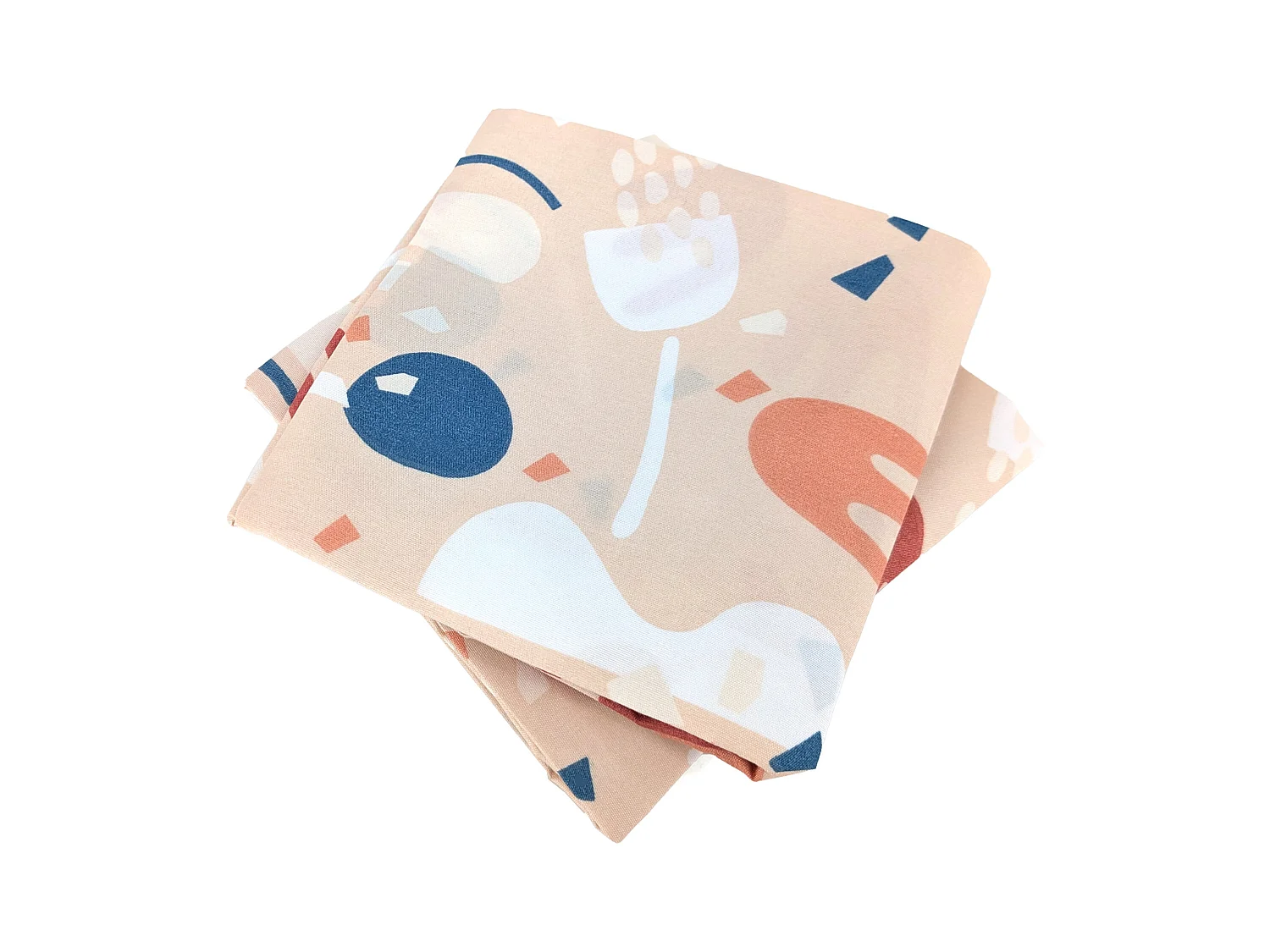 Parure de lit 260x240 cm Microfibre PLIS Orange 3 pièces