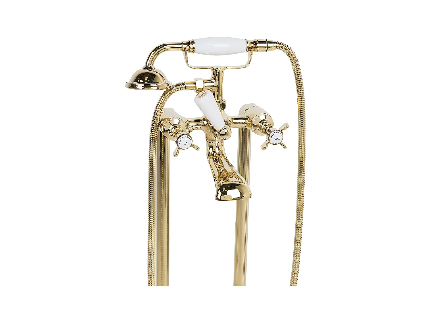 Robinet de baignoire autoportante HEBBE Doré