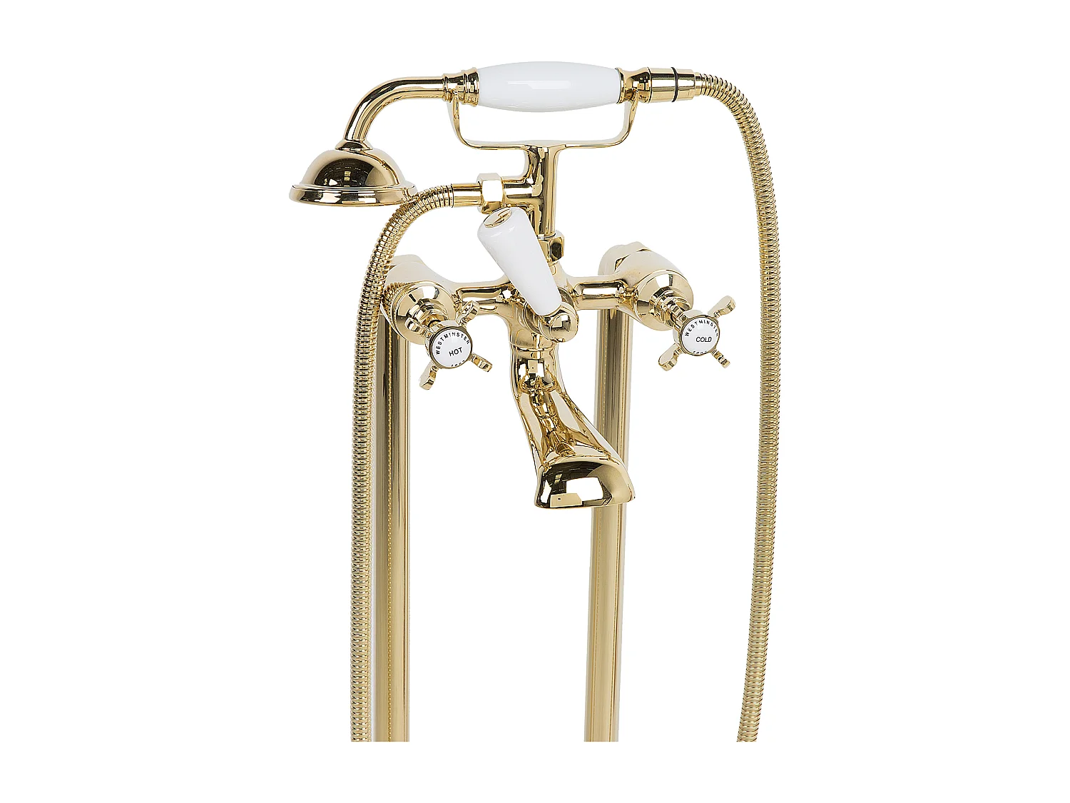 Rubinetteria per vasca da bagno freestanding HEBBE Oro