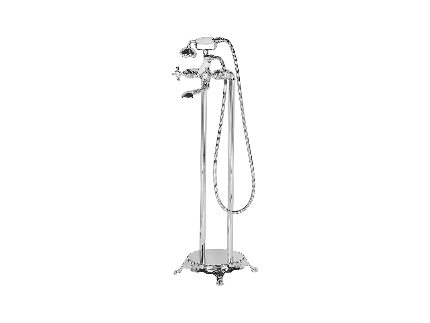 Robinet de baignoire autoportante HEBBE Argenté