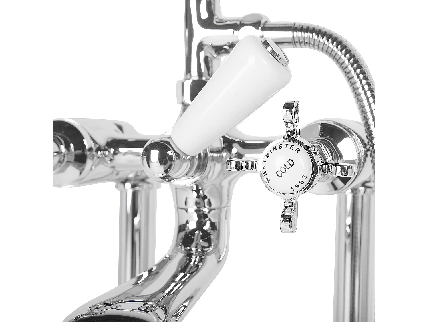 Rubinetteria per vasca da bagno freestanding HEBBE Argento