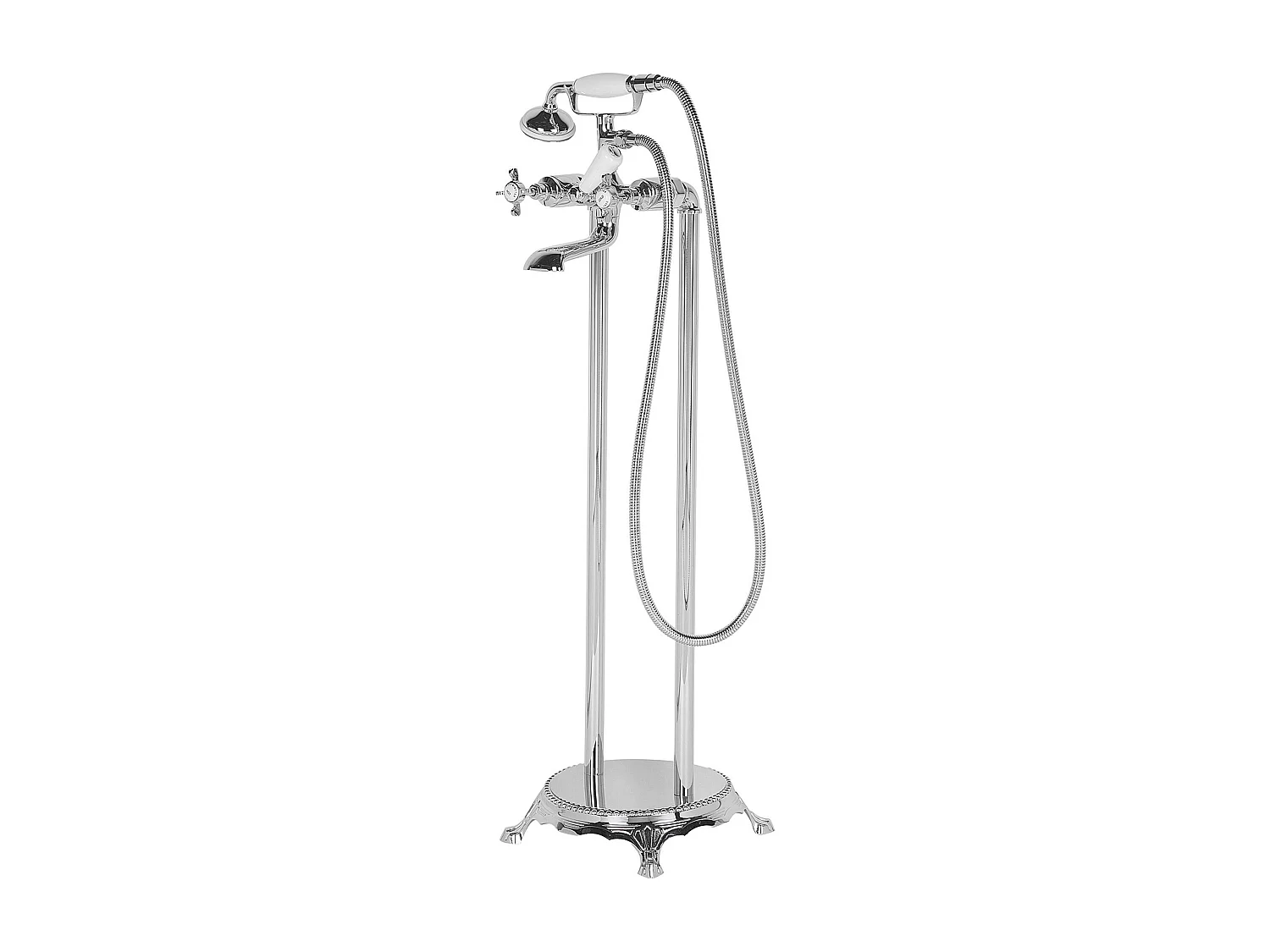 Robinet de baignoire autoportante HEBBE Argenté