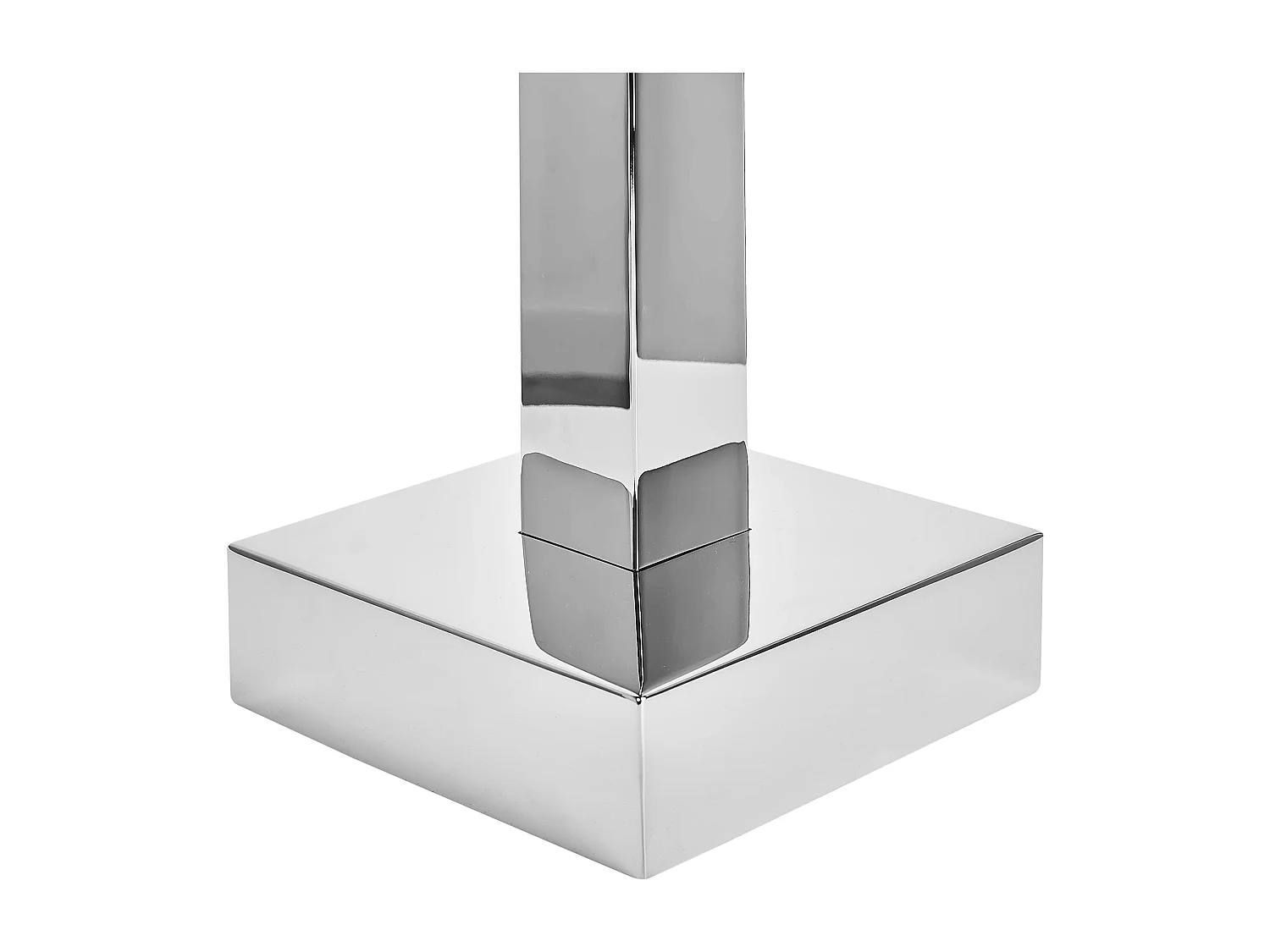 Badewannenarmatur freistehend verchromt Silber Edelstahl Boyoma