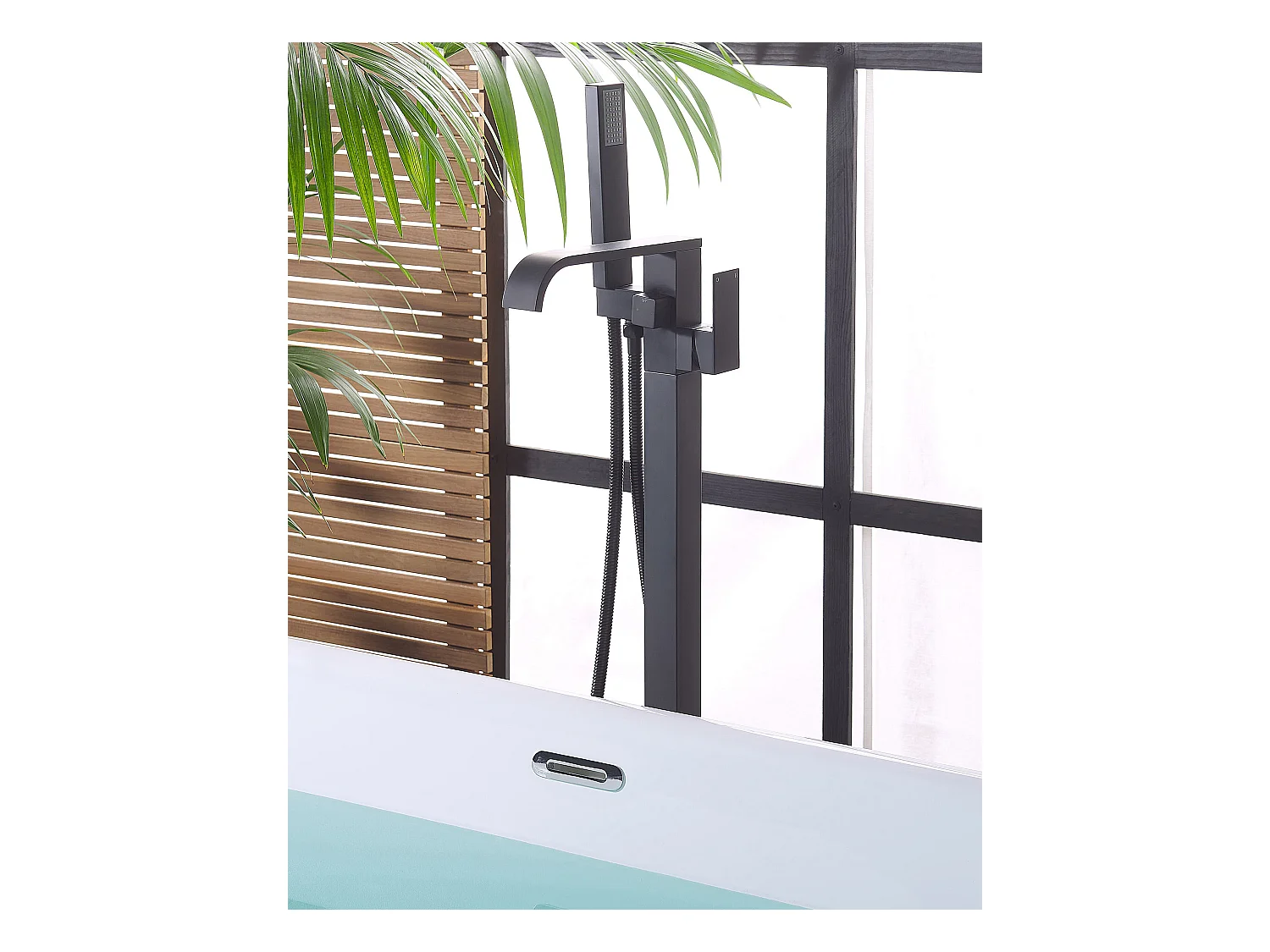 Robinet de baignoire autoportante NIAGARA Noir