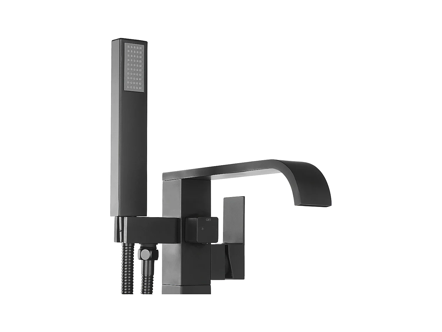 Robinet de baignoire autoportante NIAGARA Noir