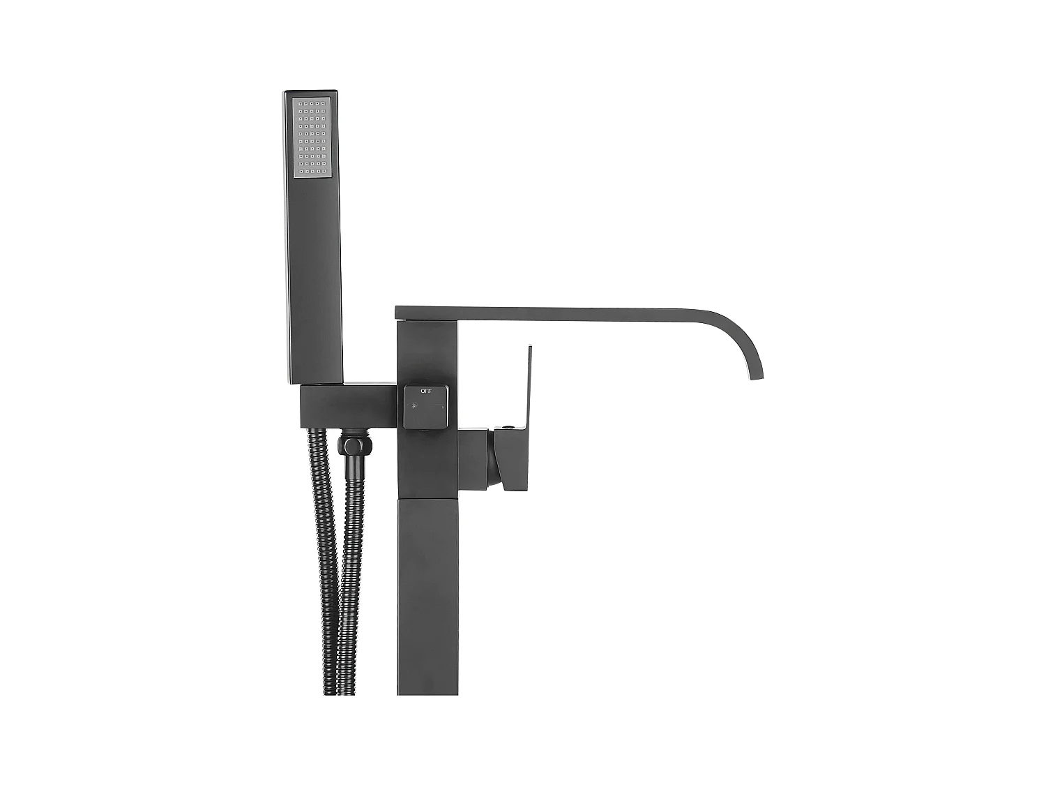 Robinet de baignoire autoportante NIAGARA Noir