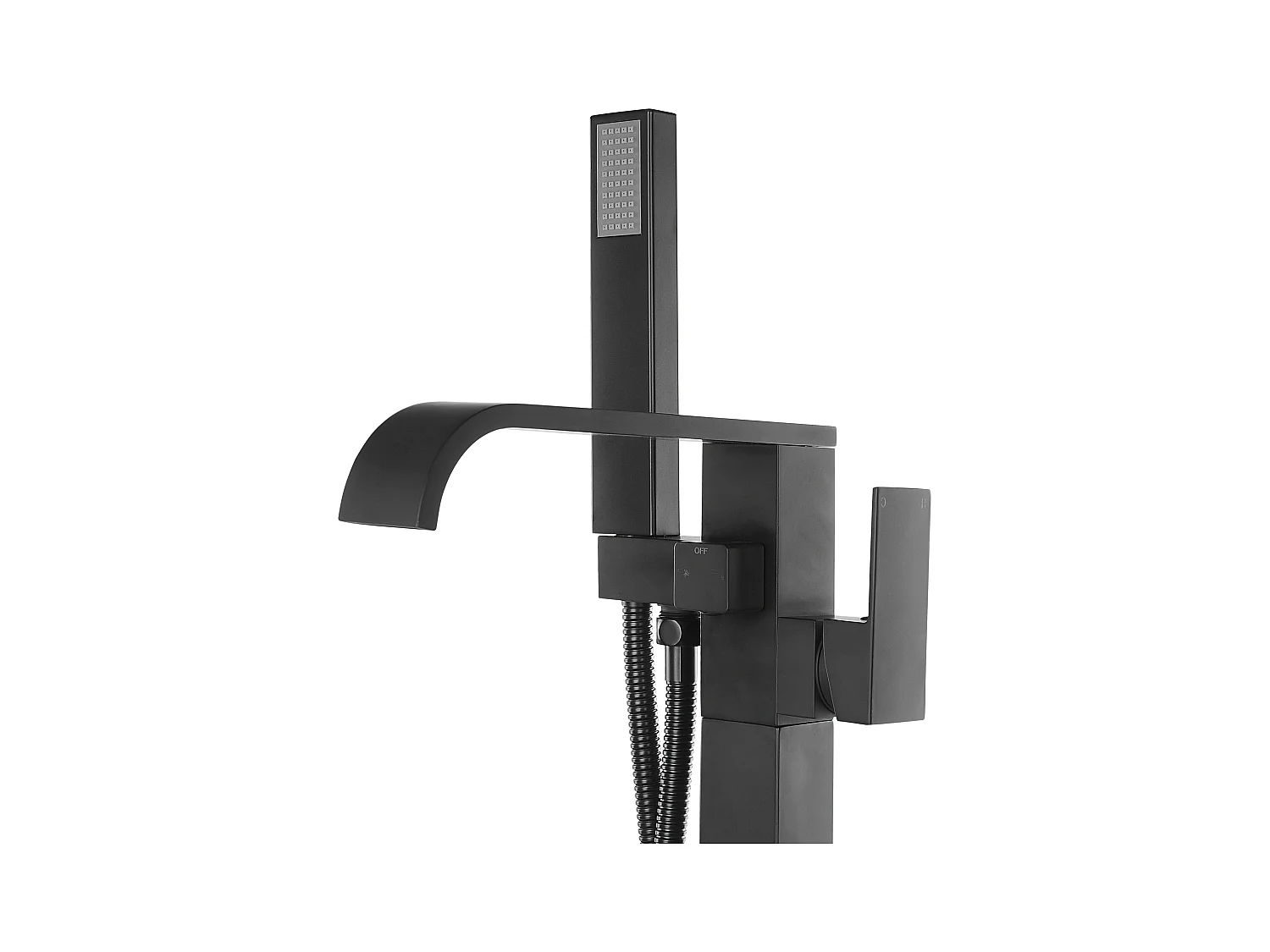 Robinet de baignoire autoportante NIAGARA Noir