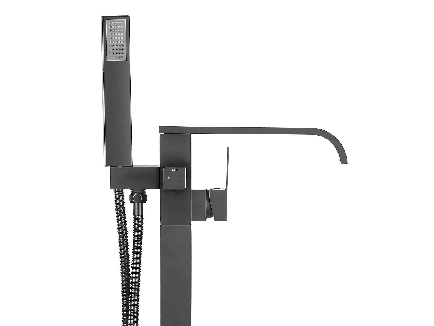 Robinet de baignoire autoportante NIAGARA Noir