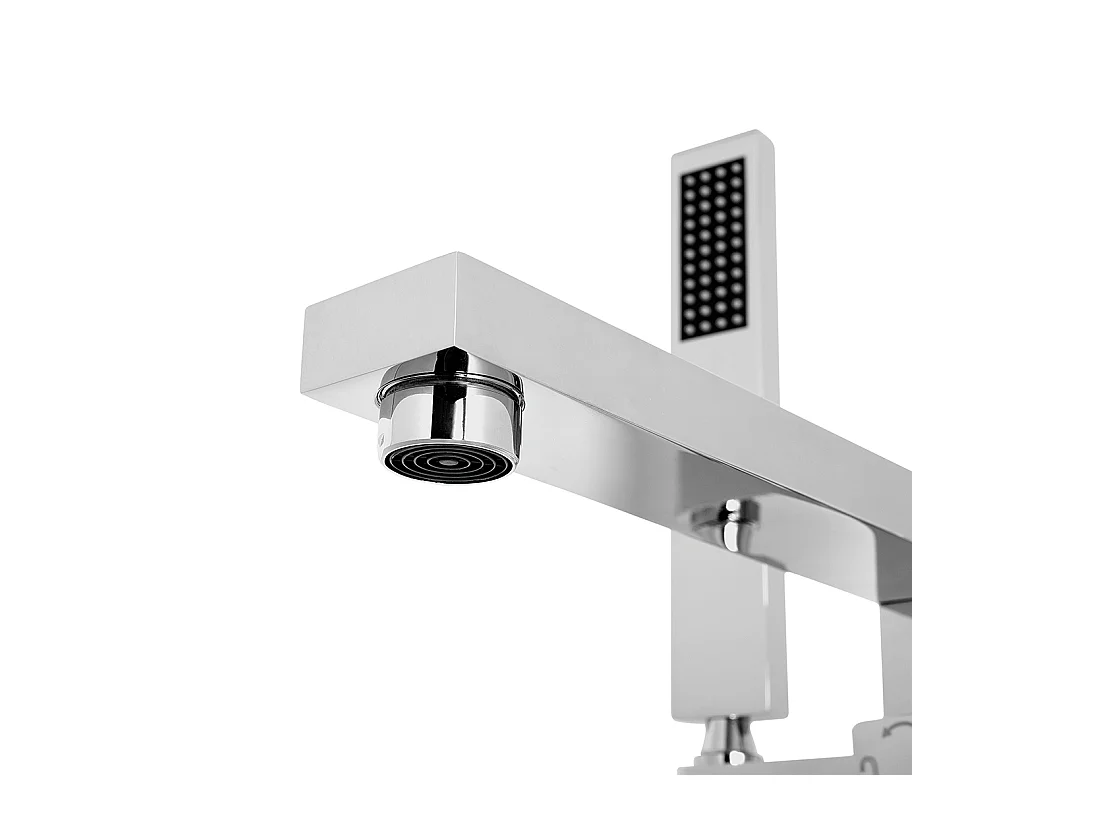 Bateria wannowa wolnostojąca DELLA Srebrny