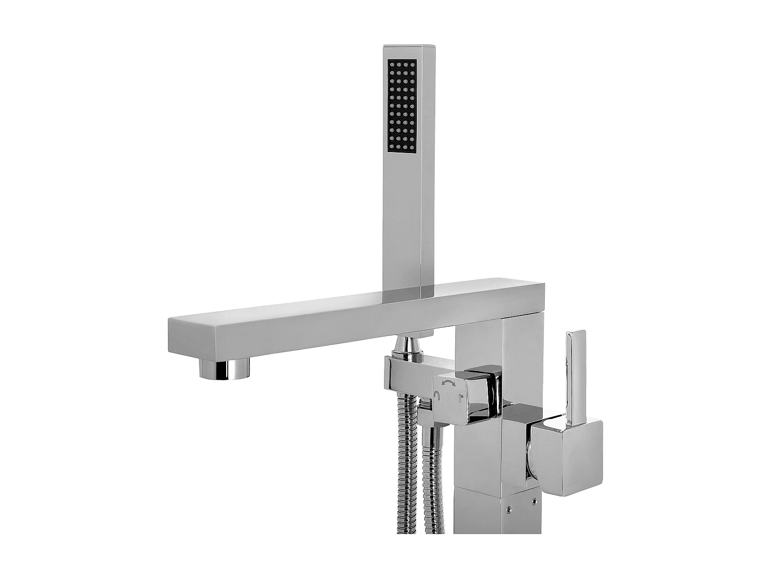 Robinet de baignoire autoportante DELLA Argenté