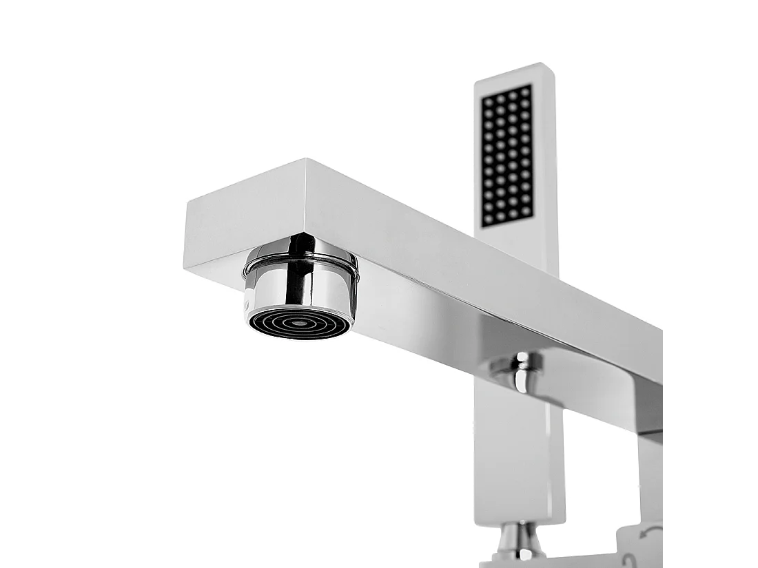 Vrijstaande badkraan DELLA Zilver