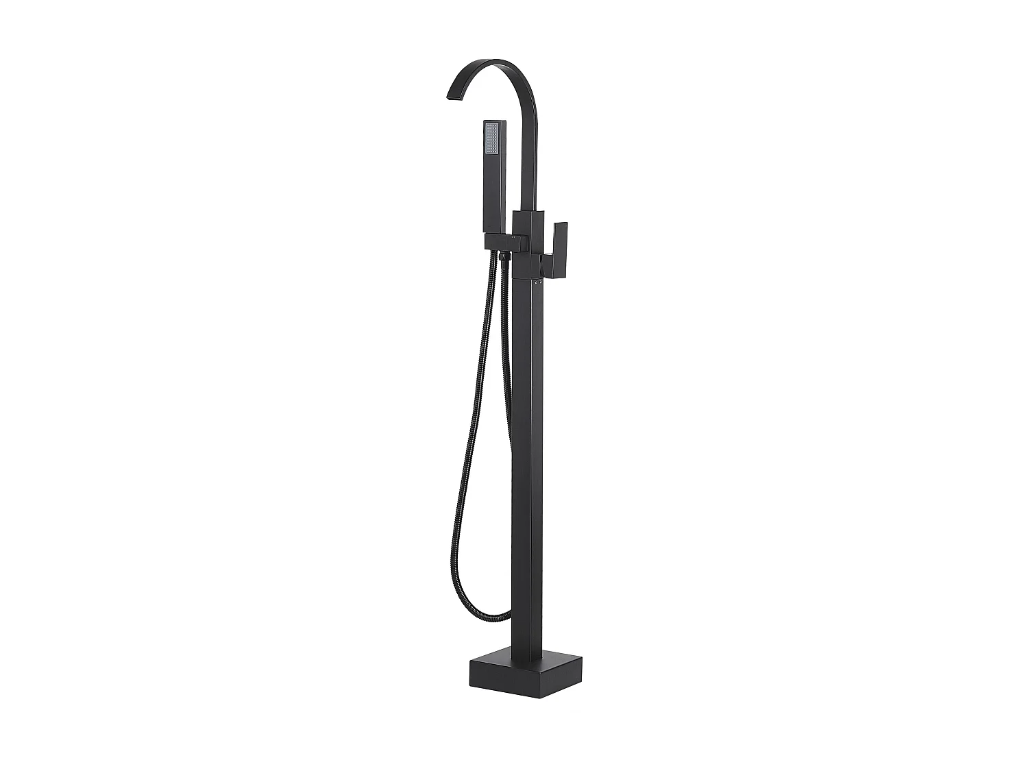Rubinetteria per vasca da bagno freestanding RIBBON Nero