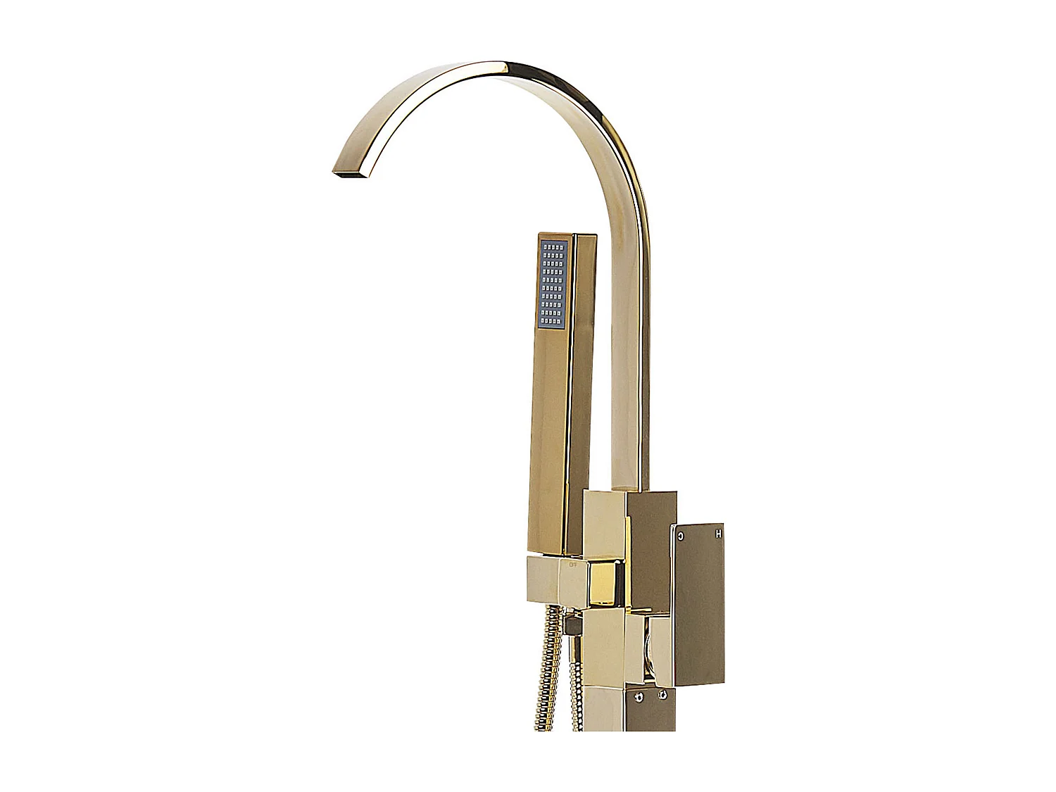 Robinet de baignoire autoportante RIBBON Doré