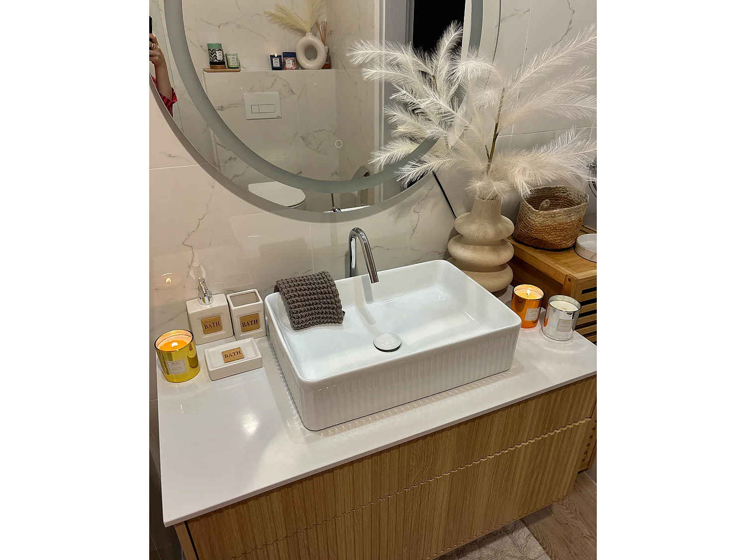Robinet de lavabo KALAMBO Argenté