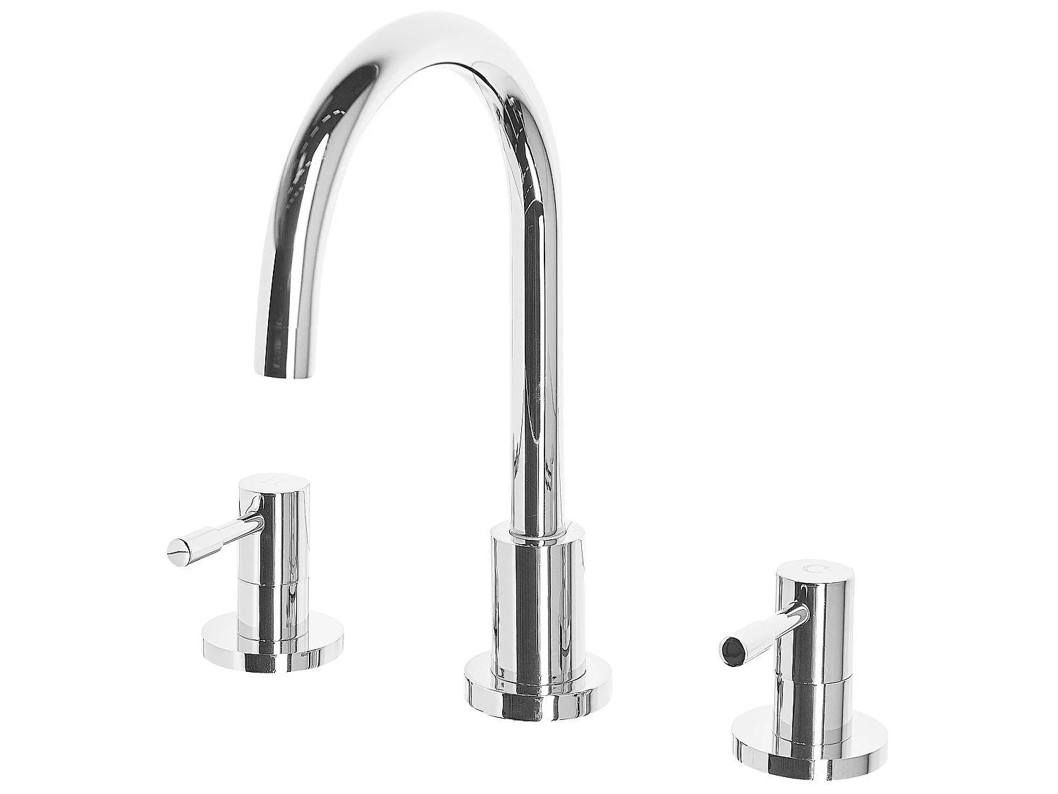 Basin Mixer Tap SIPI Brass Silver
