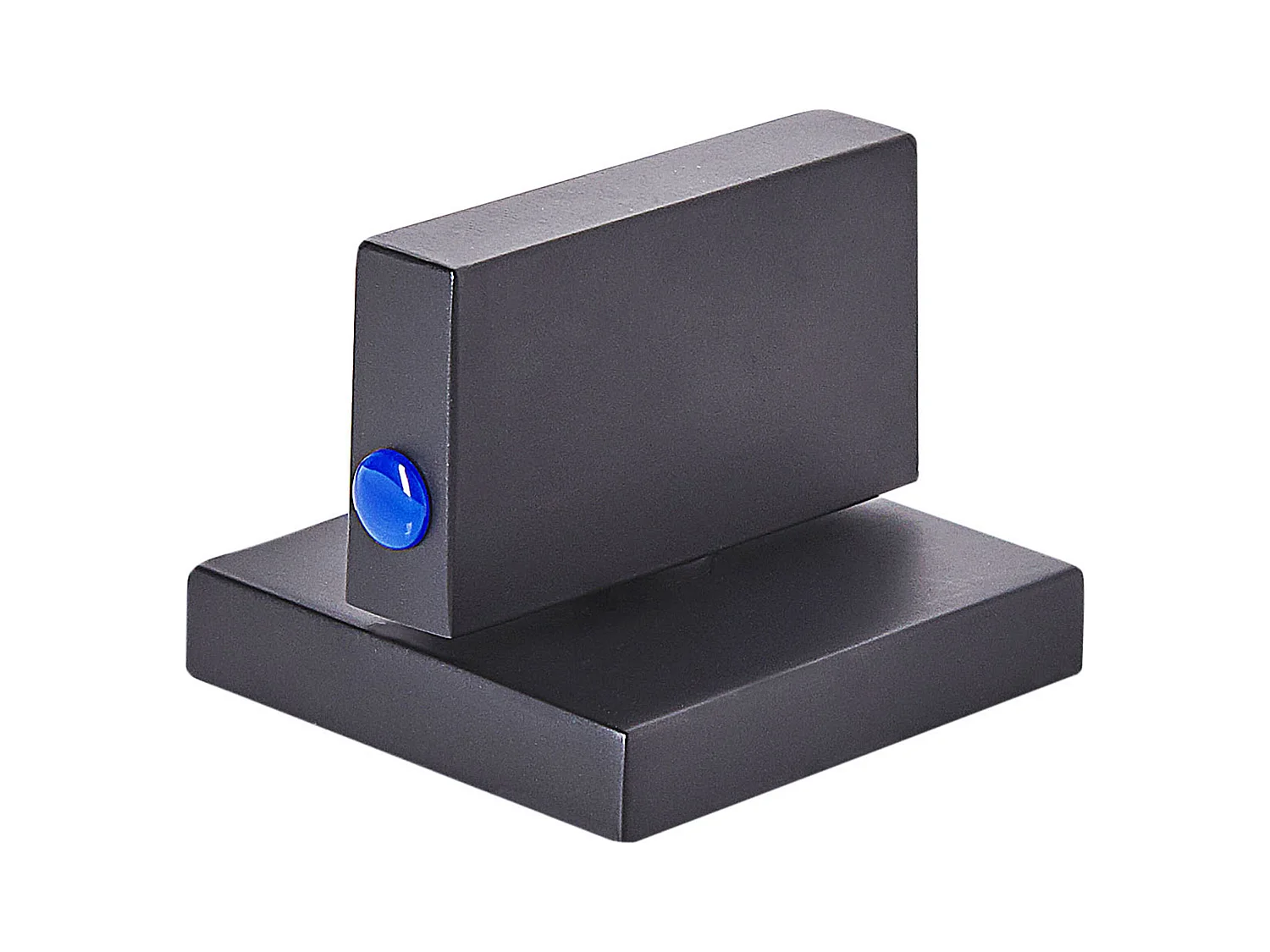 3-Loch-Waschbeckenarmatur mattes Schwarz Edelstahl Kagera